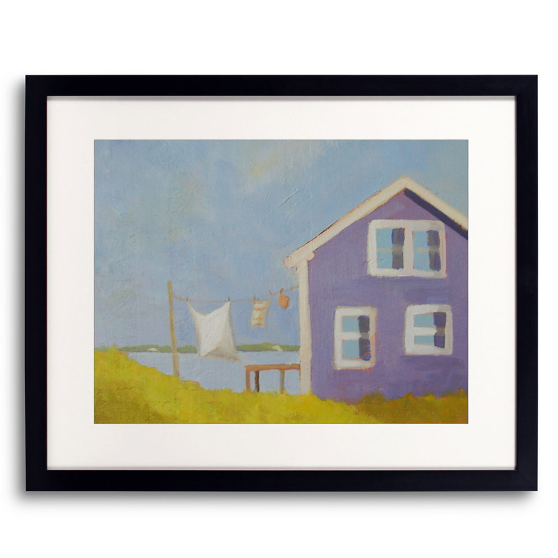 Summer Cottage Print by Phyllis Adams