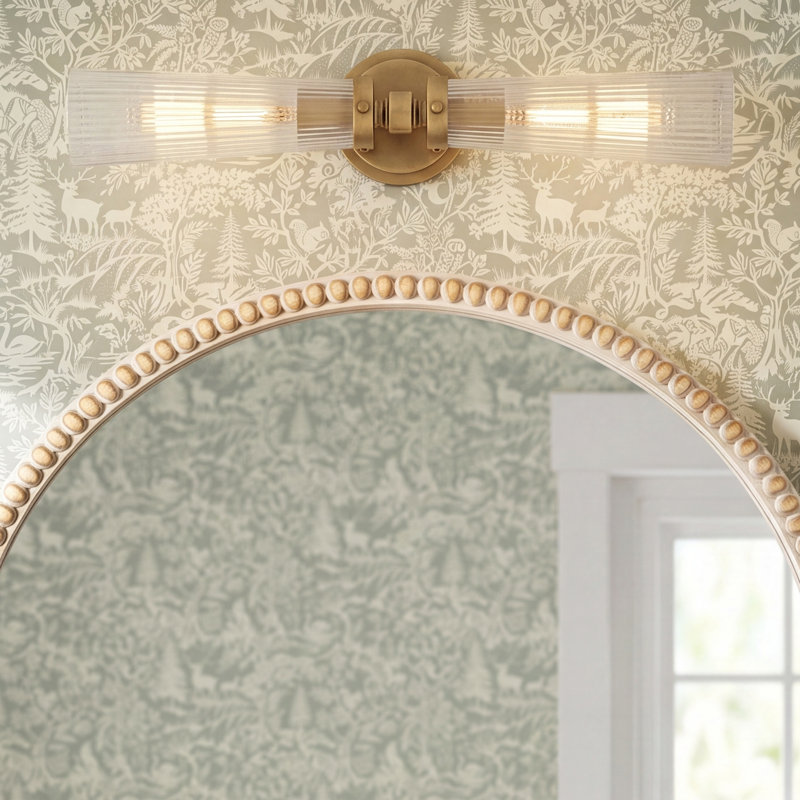 Kel Gast 2 - Light Vanity Light, Heritage Brass
