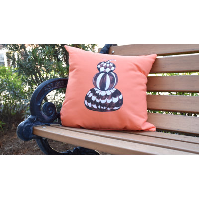 Witches Brew Outdoor Reversible Throw Pillow
