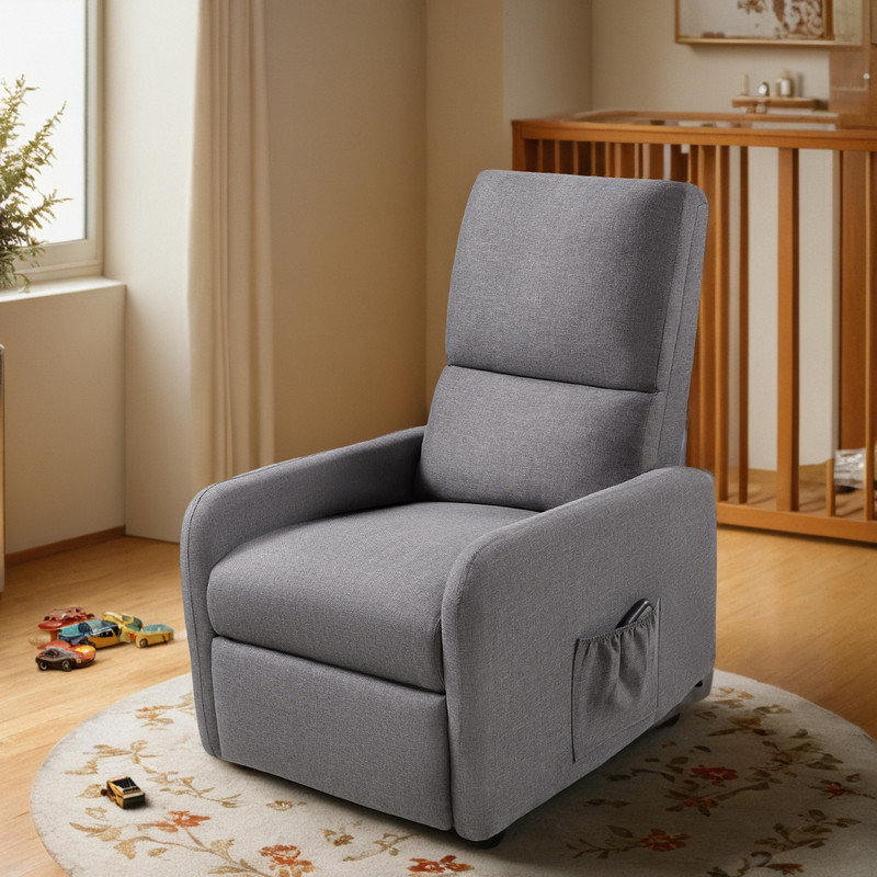 Fauteuil inclinable Power Lift, Lin gris