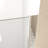 29-28"X 72" Pivot Shower Door, Chrome Aluminum Frame, Half Frame ,1/4"(6Mm) Tempered Glass Explosion Proof Film,Stainless Steel Handle-126270075