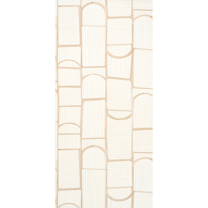 Schumacher x Backdrop Bloomsbury Wallpaper, Warm White