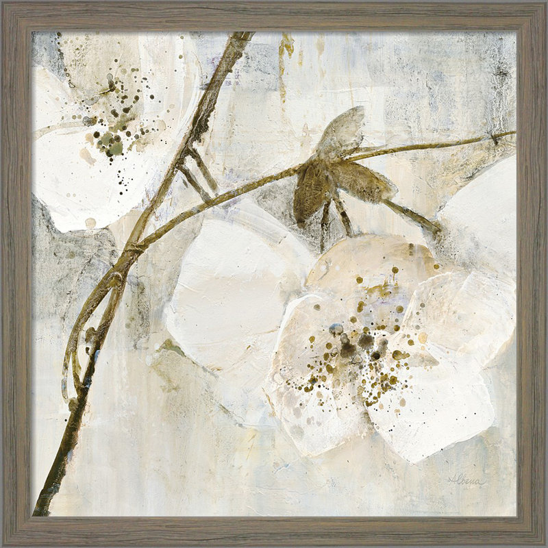 «Elegance Greige» par Albena Hristova, art encadré (ensemble de 2)