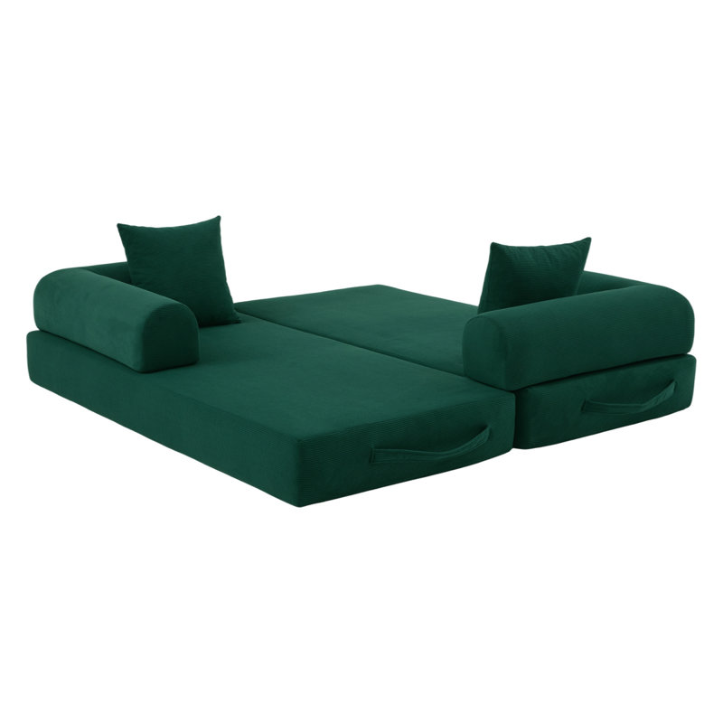Canapé pliable et compressible, Émeraude