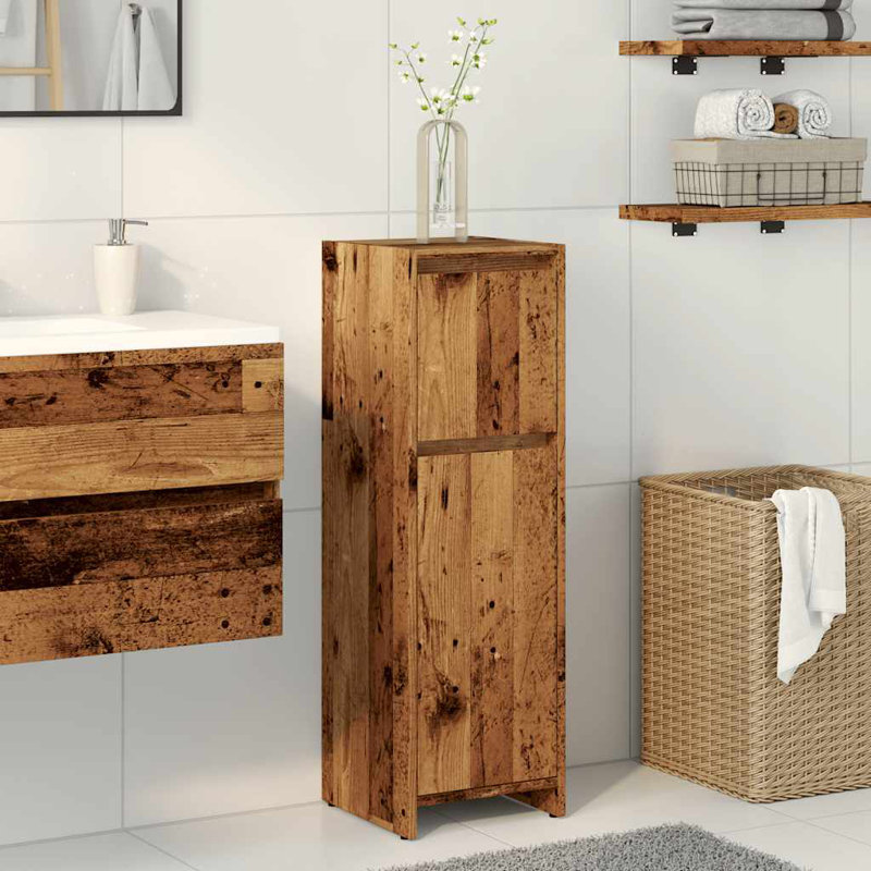 Avrohom Bathroom Cabinet, Old Wood