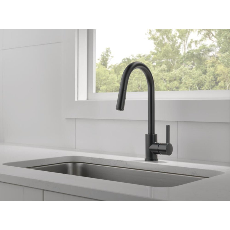 Peerless Precept Pull Down Kitchen Faucet, Matte Black