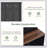 Versatile Hall Tree with 4 Hanging Hooks, Wood Grain Bench, and Multiple Storage Compartments for Entryway Organization-2010000433