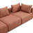 Tov Furniture Hangover Sedona Red Textured Fabric Sofa-47208360