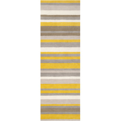 Wool Striped Indoor Rug