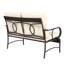 Ensemble de conversation de patio 4 pièces avec coussins et table basse-1057668098