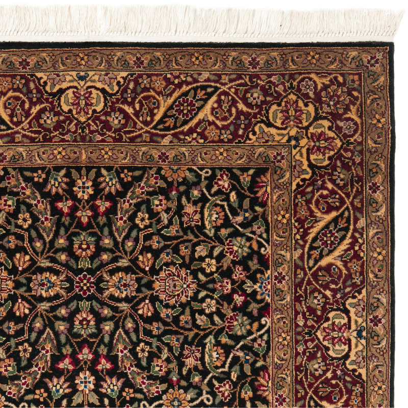 Tapis oriental 100% laine Royal Kerman, Rectangle 6 pi x 9 pi