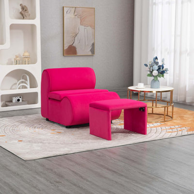 Chaise d'appoint avec repose-pieds House Hold