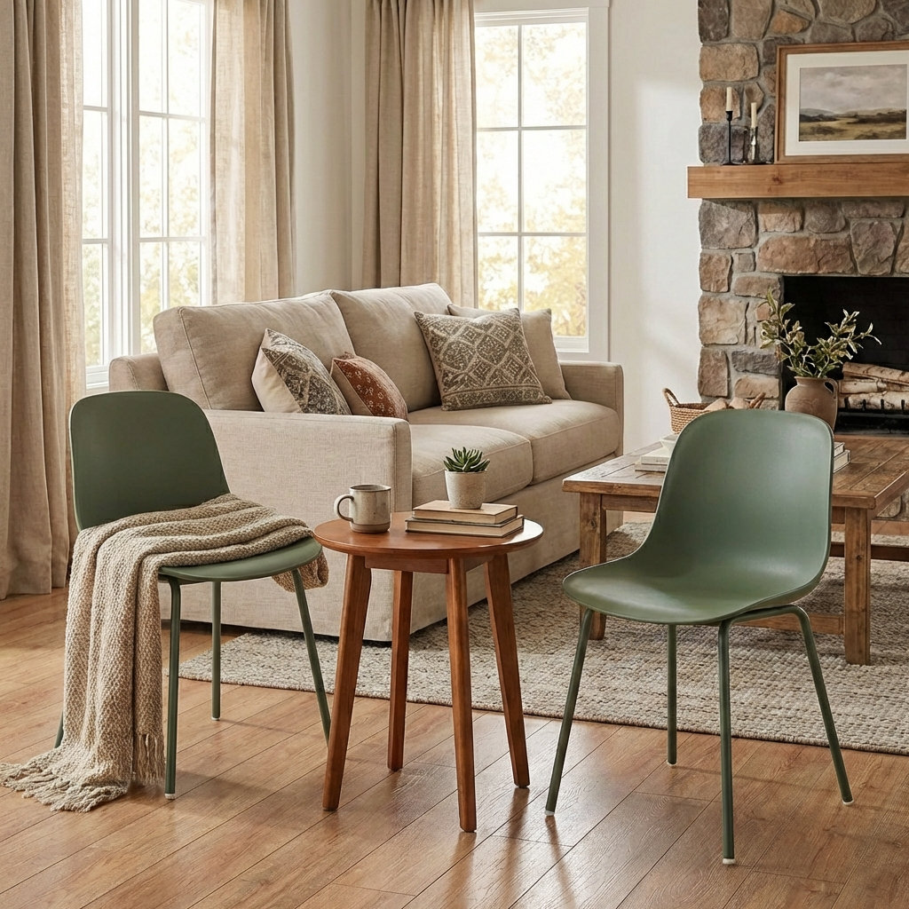 Meli Dining Chair, Green