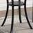 3-Piece 36" Round Espresso Finish Bar Table With 2 Blue Fabric Nail Head Pub Chairs-231151652
