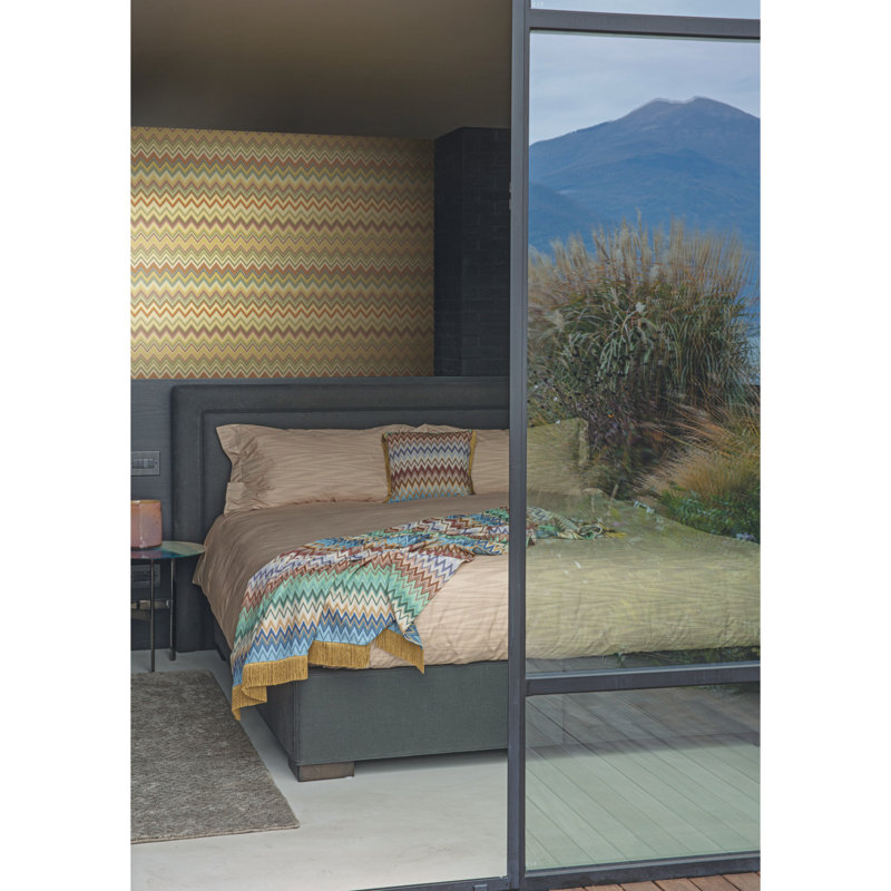 Double rouleau Missoni 4 Happy Zig Zag, Or