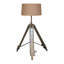 Briggs 95cm Chrome Tripod Floor Lamp