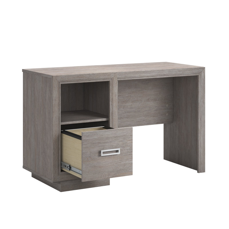 Bureau moderne brun avec tiroir classeur pour bureau personnel | Idée de cadeau