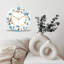 Horloge murale silencieuse en verre trempé de 30 cm, « Horloge Animaux marins », sans tic-tac, fonctionne avec des piles AA (non incluses), décoration artistique pour la maison