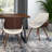 Malden Upholstered Dining Chair with Ergonomic Solid Wood Frame and Mid-Century Modern Style-88841701
