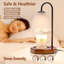 Lampe avec chauffe-bougie Timer - 2 ampoules-918321963