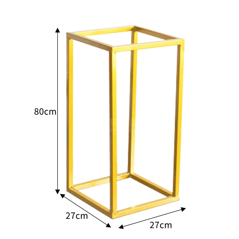 Metal, 80cm H x 27cm W x 27cm D, Gold