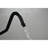 Matte Black Stainless Steel Shower Arm, Strong And , Simple Installation Cleanup Job Arm In Steel, Easy Maintenance Manner
