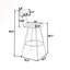 Tabouret 29,1 po