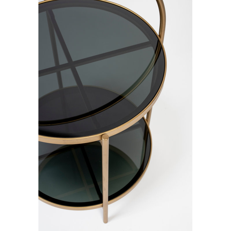 Maeve Glass End Table