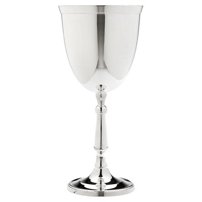 Alice 18 oz. Silver Goblet