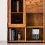 Bibliothèque entièrement en bois massif