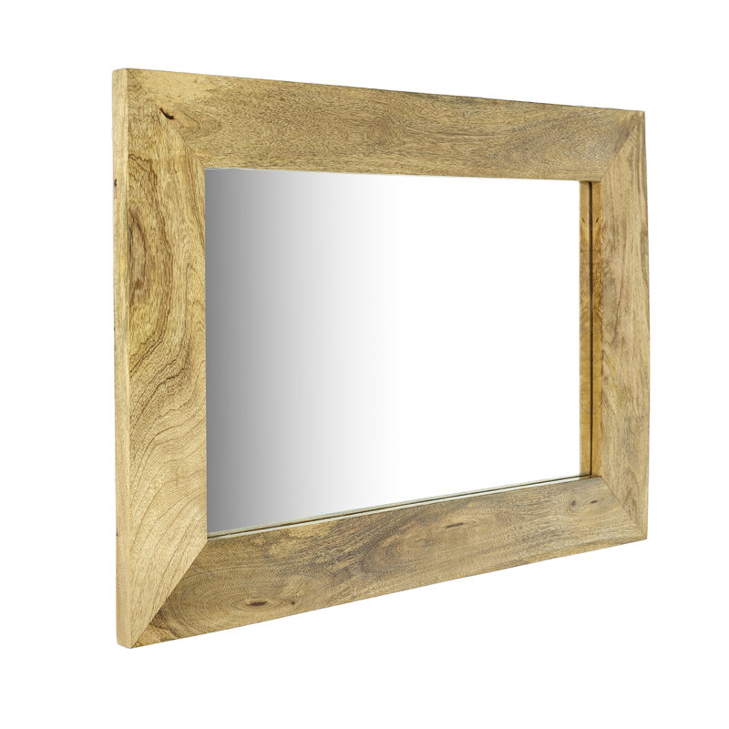 Cange Rectangle Mirror, Light Oak, 45796 cm H x 165.1 cm W