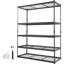Étagère de rangement robuste à 5 niveaux, capacité de 2 000 lb, organisateur en métal durable pour le garage et l'entrepôt