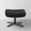 Fauteuil inclinable et pivotant en cuir véritable-1105981788