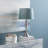 Set Of 2 25.5" Steel Table Lamp W/ Linen Shade-109897289-109897291
