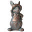 Animals Water Resistant Fiberstone Clay Garden Statue