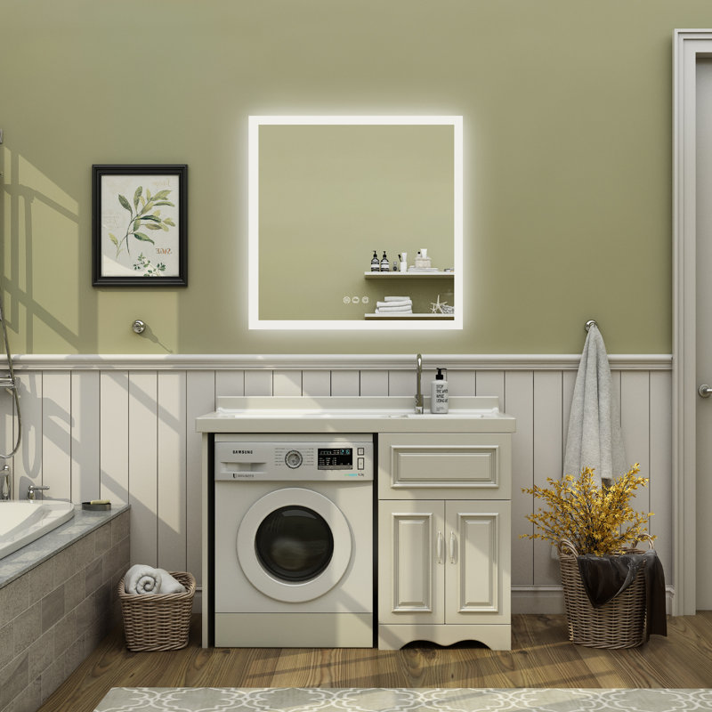 Flat Wall Mirror, 35" x 35"