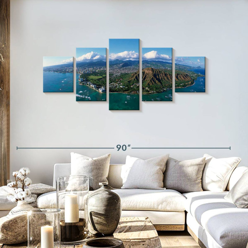 Tête de diamant Honolulu, H 30 po x l 68 po