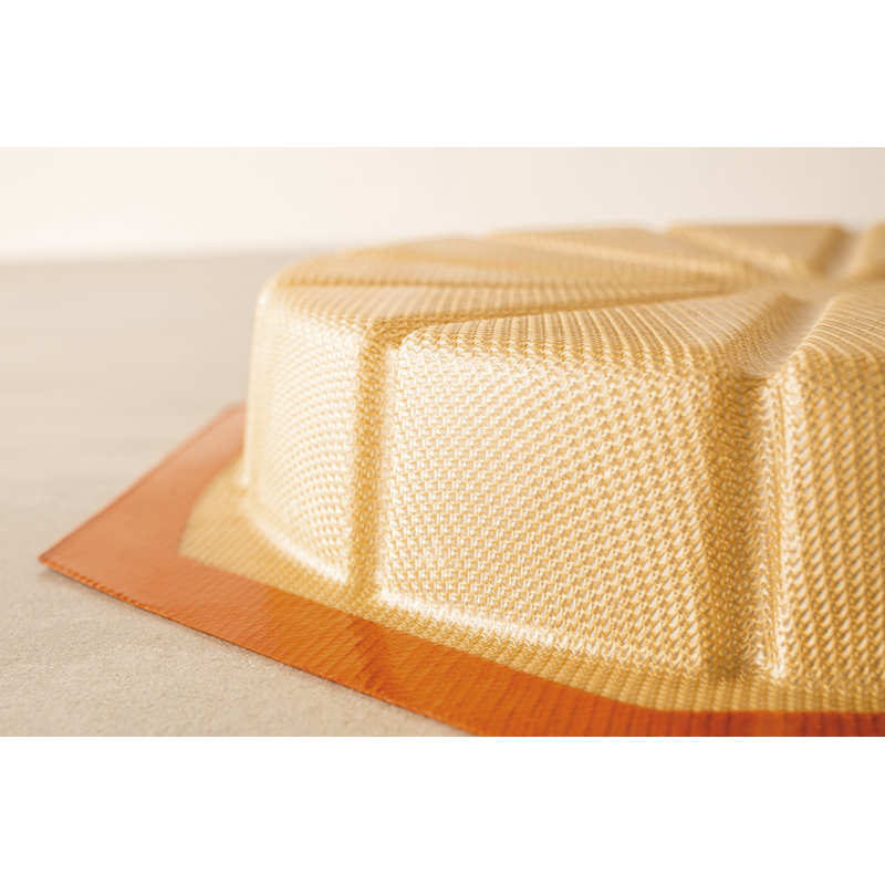 Silpat Round Yellow Silicone Non-Stick Cake Mold, 12 Portions