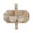  Usko Gorda Small Crackle Travertine Knot, Ivory/Tan-107086715