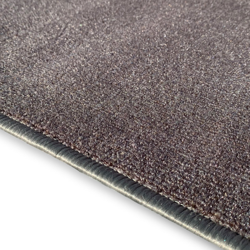 Tapis gris foncé touffeté Analeya, Tapis de couloir 2 pi 2 po x 33 pi