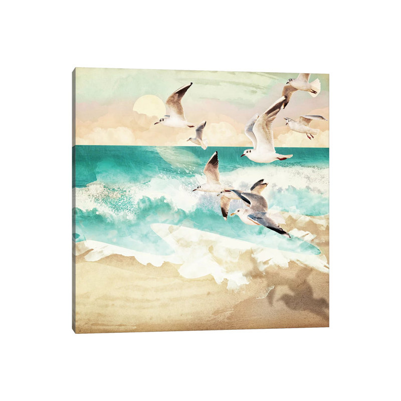 Summer Flight by SpaceFrog Designs - Wrapped Canvas Painting, 45.72 cm H x 45.72 cm W x 3.175 cm D