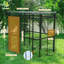 Cage à oiseau avec support en fer 80,7 po Corwynn-615578316