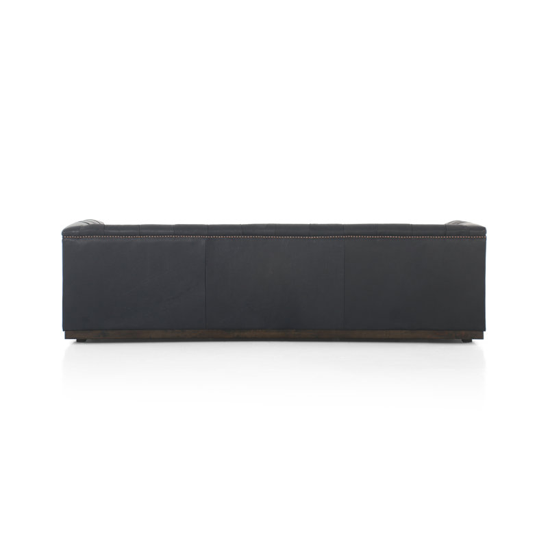 Maxx Sofa, Heirloom Black Genuine Leather