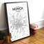 Munich City Map - No Frame Print-1281810162