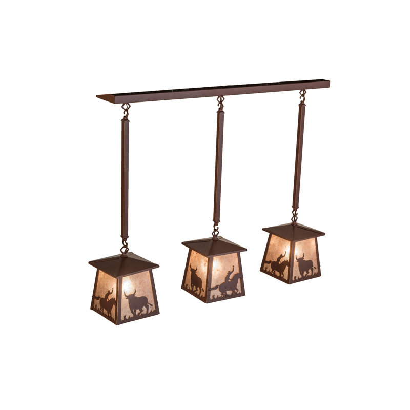 3 - Light Rust Kitchen Island Pendant