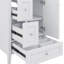 Meuble-lavabo 24 po avec lavabo encastré en céramique, armoire de rangement multifonctionnelle avec trois tiroirs et tablette réglable, cloisons amovibles-1479860709