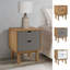 Jilli Bedside Cabinet OTTA 45 x 39 x 57 cm Solid Wood Pine-739095369