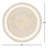 Acklin 100% Rattan No Pattern Round Placemat
