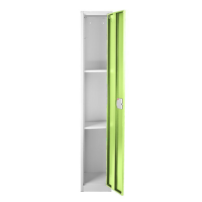 AdirOffice 72" Green Steel Single Tier Storage Locker