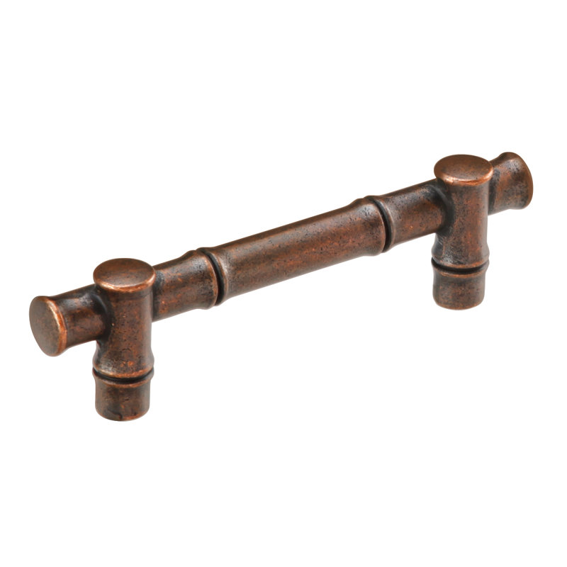 Junzi Bar / Handle Pull, 5 1/16", Satin Brass